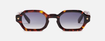 Sunglasses Model Project05 in C642 with dark blue gradient lenses from John Dalia