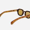 Sunglasses from Sato Eyewear collection Model Almach in Color Bourbon with Solid Yellow Brown lenses