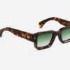 Sunglasses from Sato Eyewear collection Model Cervantes in Color Marble Tortoise with Gradient G15 lenses