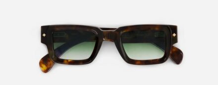 Sunglasses from Sato Eyewear collection Model Cervantes in Color Marble Tortoise with Gradient G15 lenses