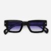 Sunglasses from Sato Eyewear collection Model Cervantes in Color Noir with Gradient Dark Blue lenses