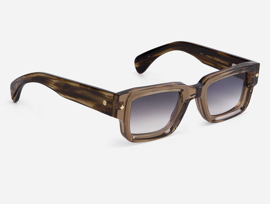 Sunglasses from Sato Eyewear collection Model Cervantes in Color Sentinel with Gradient Grey lenses