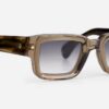 Sunglasses from Sato Eyewear collection Model Cervantes in Color Sentinel with Gradient Grey lenses
