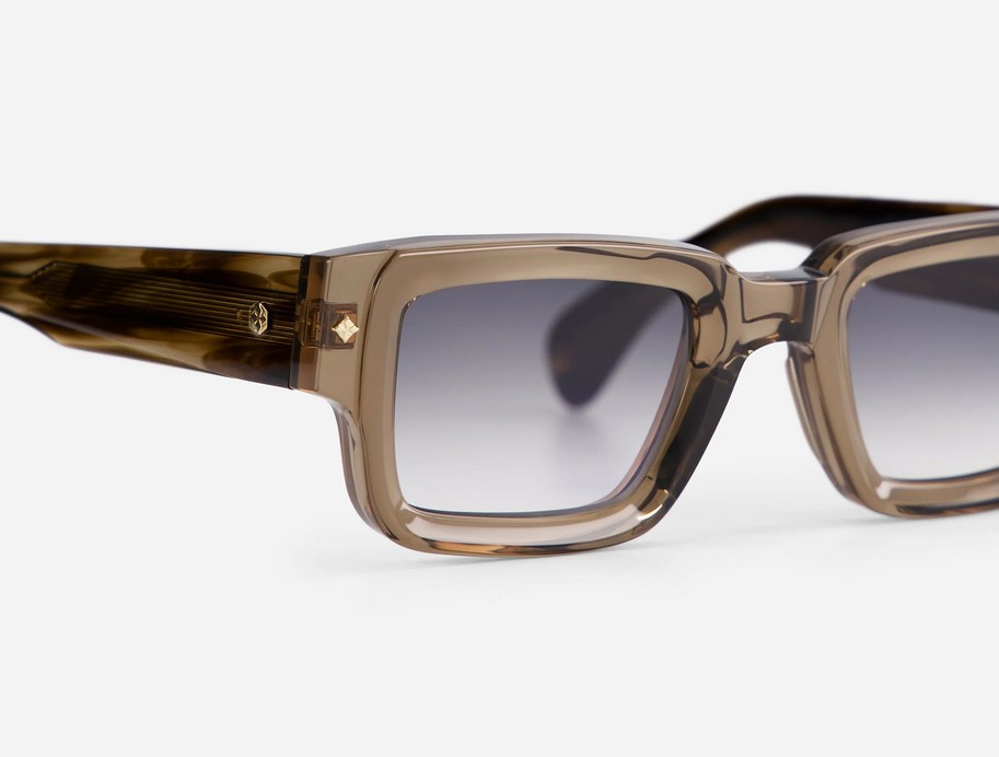Sunglasses from Sato Eyewear collection Model Cervantes in Color Sentinel with Gradient Grey lenses