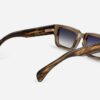 Sunglasses from Sato Eyewear collection Model Cervantes in Color Sentinel with Gradient Grey lenses