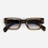 Sunglasses from Sato Eyewear collection Model Cervantes in Color Sentinel with Gradient Grey lenses