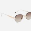 Sunglasses from Sato Eyewear collection Model Terebellum I in Color S604 with Gradient Brown lenses