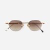Sunglasses from Sato Eyewear collection Model Terebellum I in Color S604 with Gradient Brown lenses
