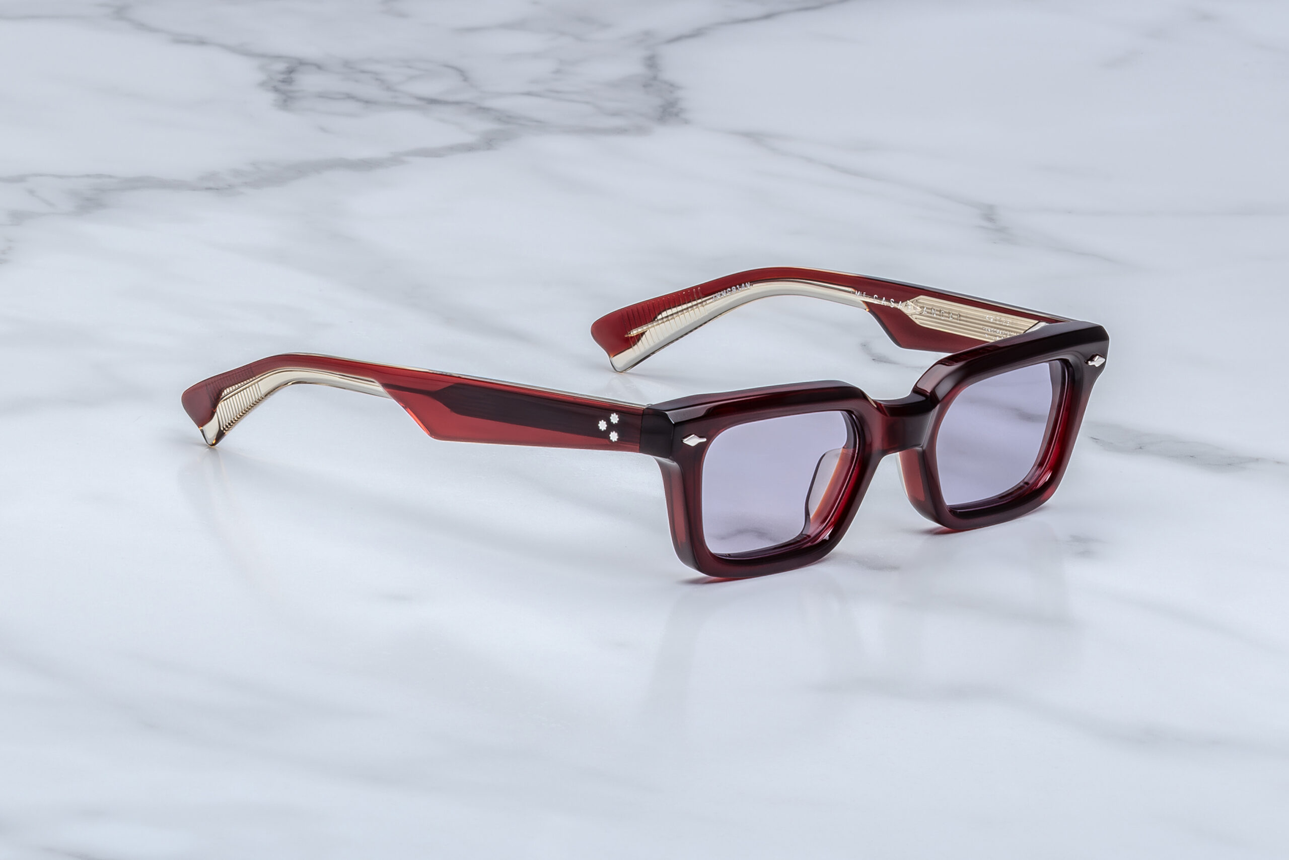 Optical Frame Model Casablanca in Color Cherry from Jacques Marie Mage