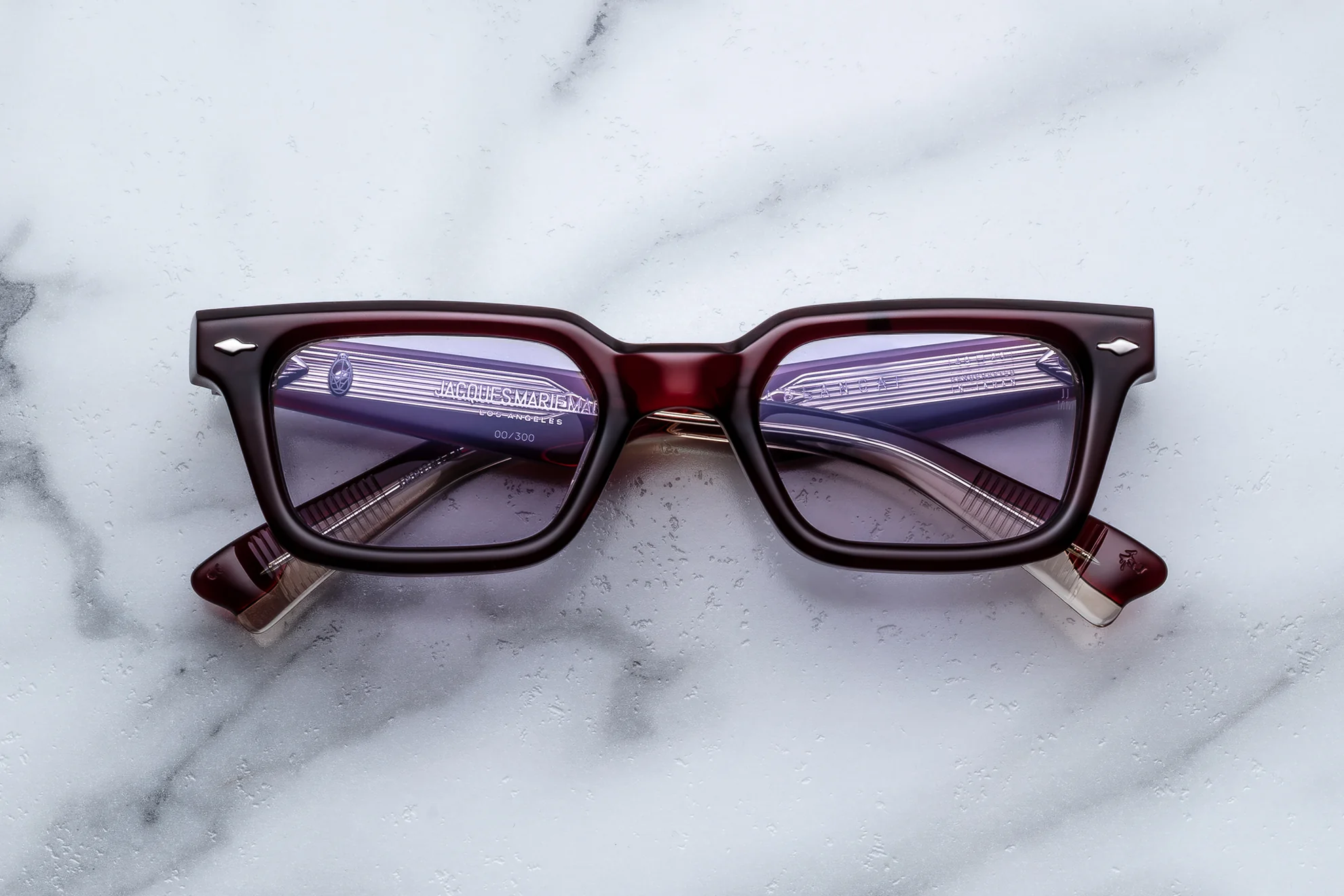 Optical Frame Model Casablanca in Color Cherry from Jacques Marie Mage