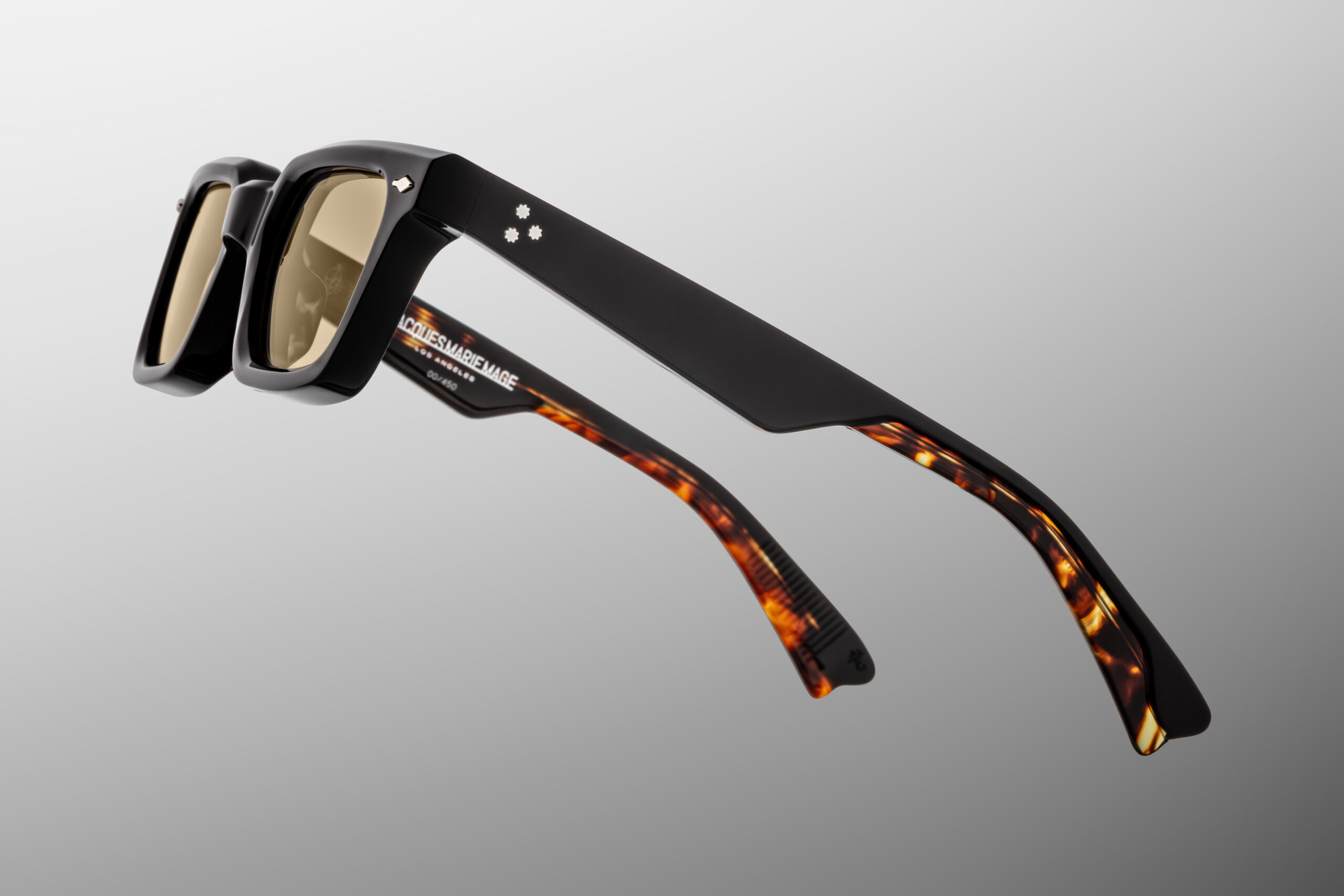 Sunglasses Frame Model Casablanca in Color Noir from Jacques Marie Mage