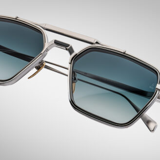 Sunglasses Model Commodore in color Pacific with Midnight Gradient Lenses from Jacques Marie Mage