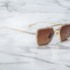 Sunglasses Model Commodore in color Roma with Orange Gradient Lenses from Jacques Marie Mage