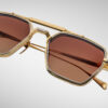 Sunglasses Model Commodore in color Roma with Orange Gradient Lenses from Jacques Marie Mage