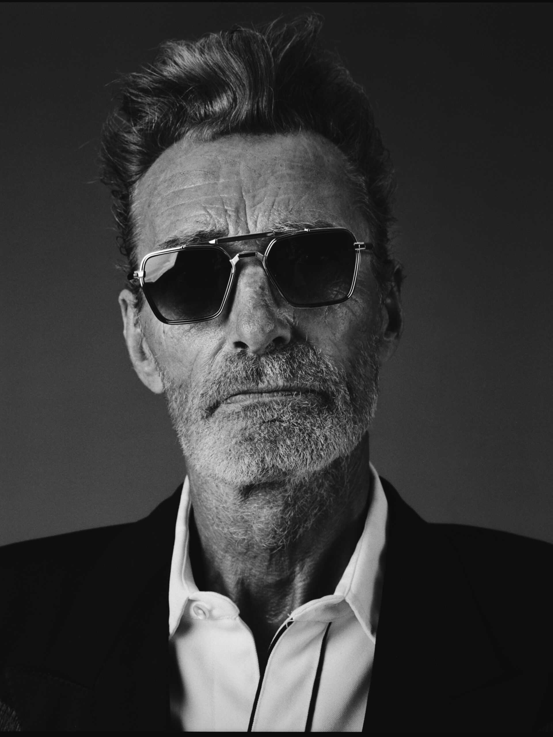 Sunglasses Model Commodore in color Roma with Orange Gradient Lenses from Jacques Marie Mage