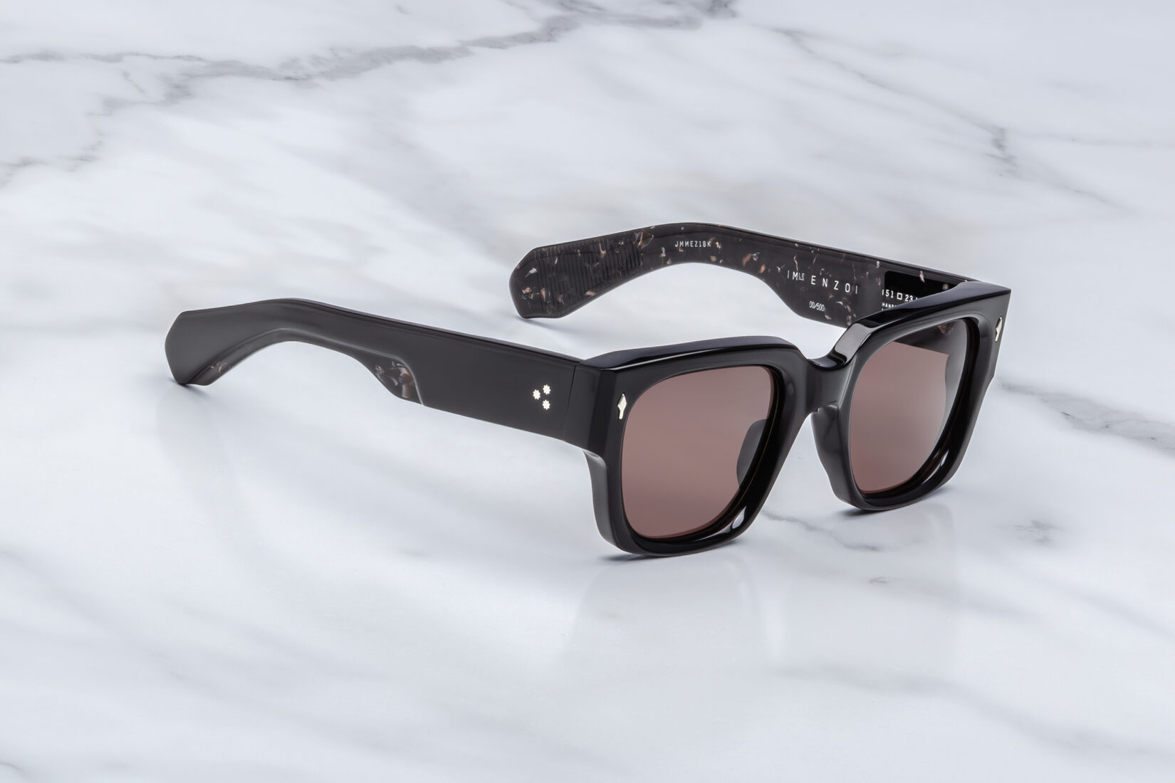 Sunglasses Model Enzo in Color with Willow with Deep Brown lenses from Jacques Marie Mage