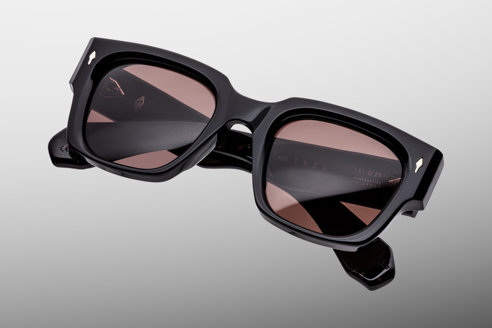 Sunglasses Model Enzo in Color with Willow with Deep Brown lenses from Jacques Marie Mage