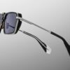 Sunglasses Model GT-R in color Armour with Charcoal Lenses from Jacques Marie Mage