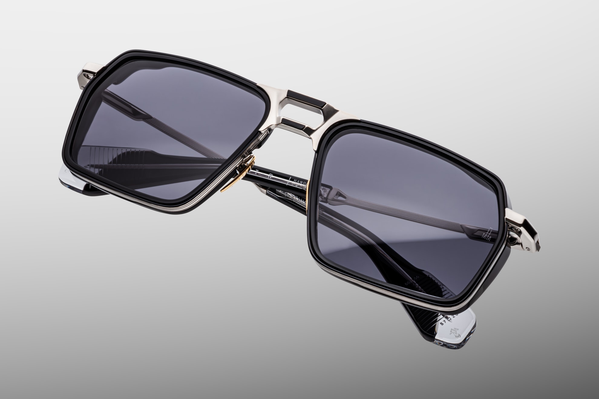 Sunglasses Model GT-R in color Armour with Charcoal Lenses from Jacques Marie Mage