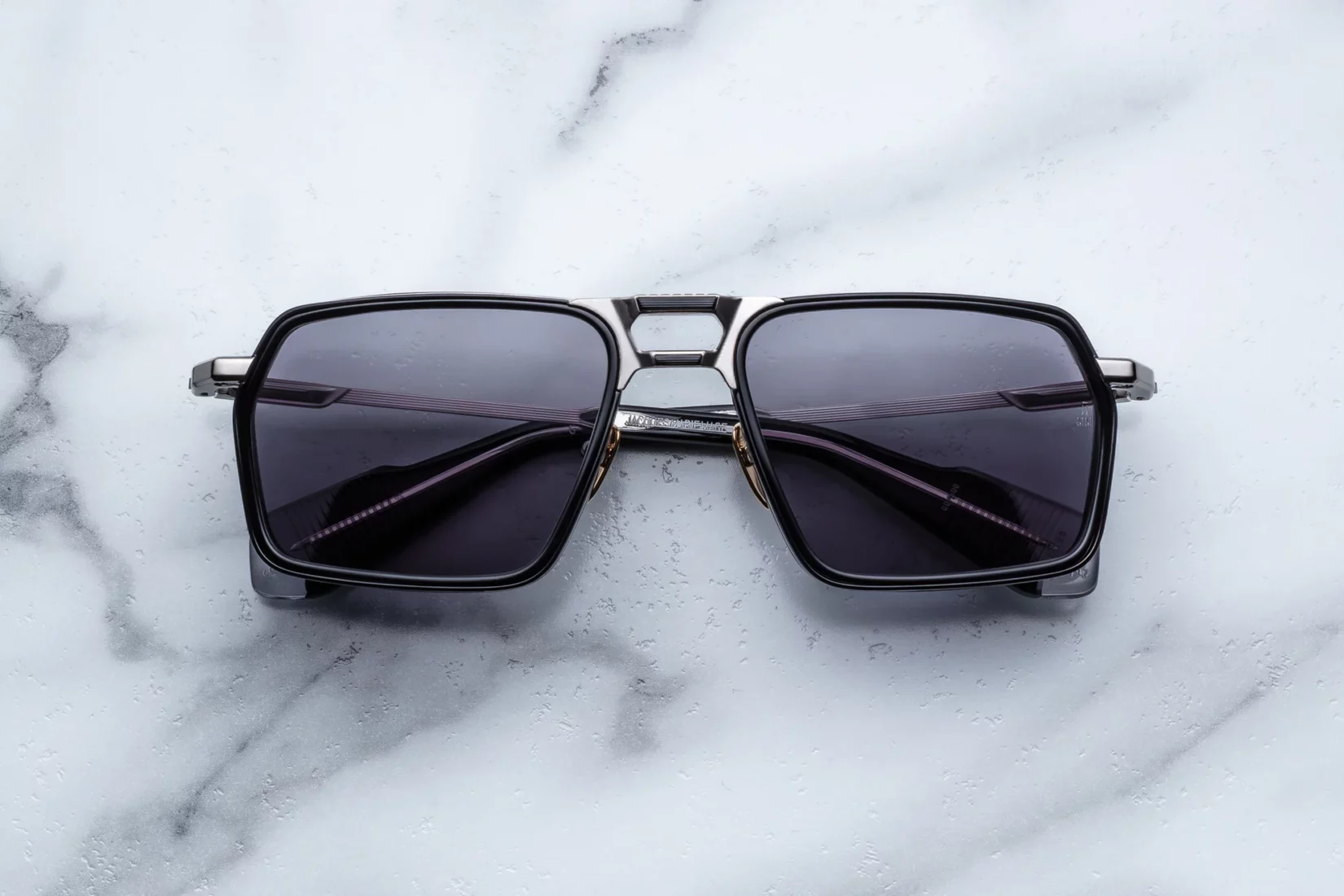 Sunglasses Model GT-R in color Armour with Charcoal Lenses from Jacques Marie Mage
