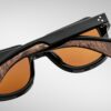 Sunglasses Model Taos in Color Noir X with Orange lenses from Jacques Marie Mage