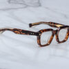 Optical Frame Model Tomlin in Color Argyle with Superlight Bronze Lenses from Jacques Marie Mage
