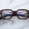 Optical Frame Model Tomlin in Color Argyle with Superlight Bronze Lenses from Jacques Marie Mage
