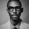 Optical Frame Model Tomlin in Color Argyle with Superlight Bronze Lenses from Jacques Marie Mage