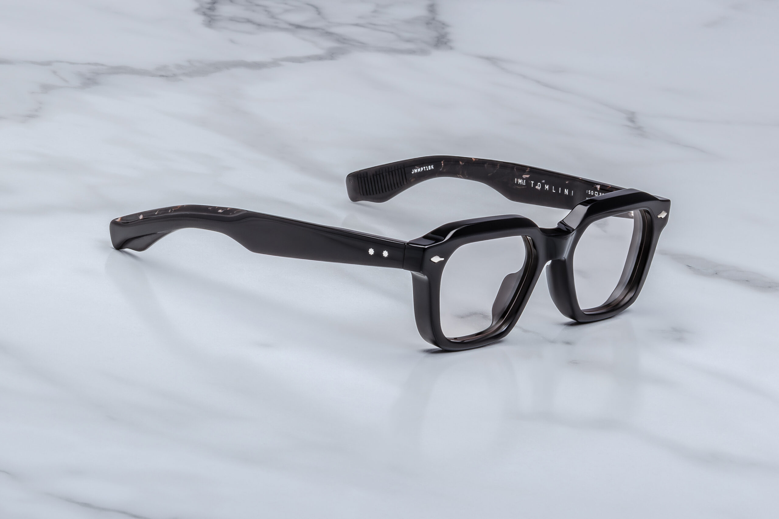 Optical Frame Model Tomlin in Color Willow with Superlight Brown Lenses from Jacques Marie Mage