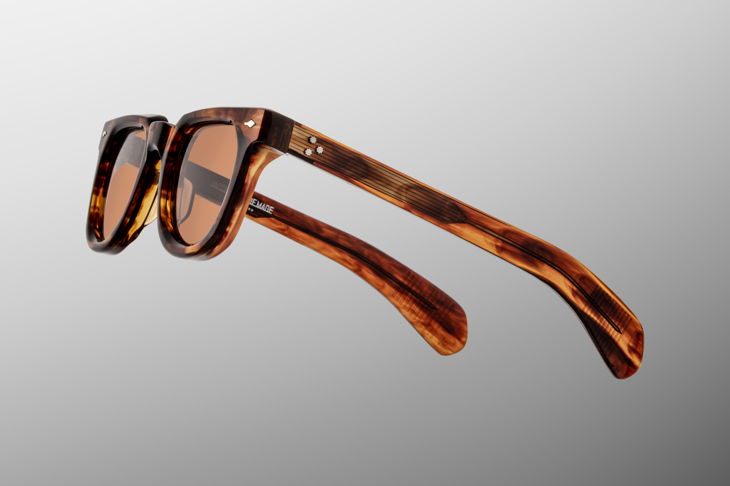 Sunglasses Model Vendome in Color Bourbon with Dark Tuscan lenses from Jacques Marie Mage