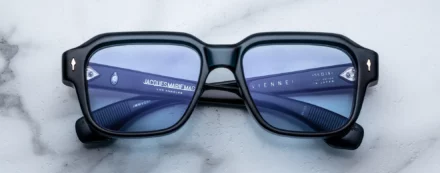 Sunglasses Frame Model Vivienne in Color Indigo with Blue Lenses from Jacques Marie Mage
