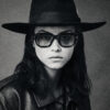 Sunglasses Frame Model Vivienne in Color Indigo with Blue Lenses from Jacques Marie Mage