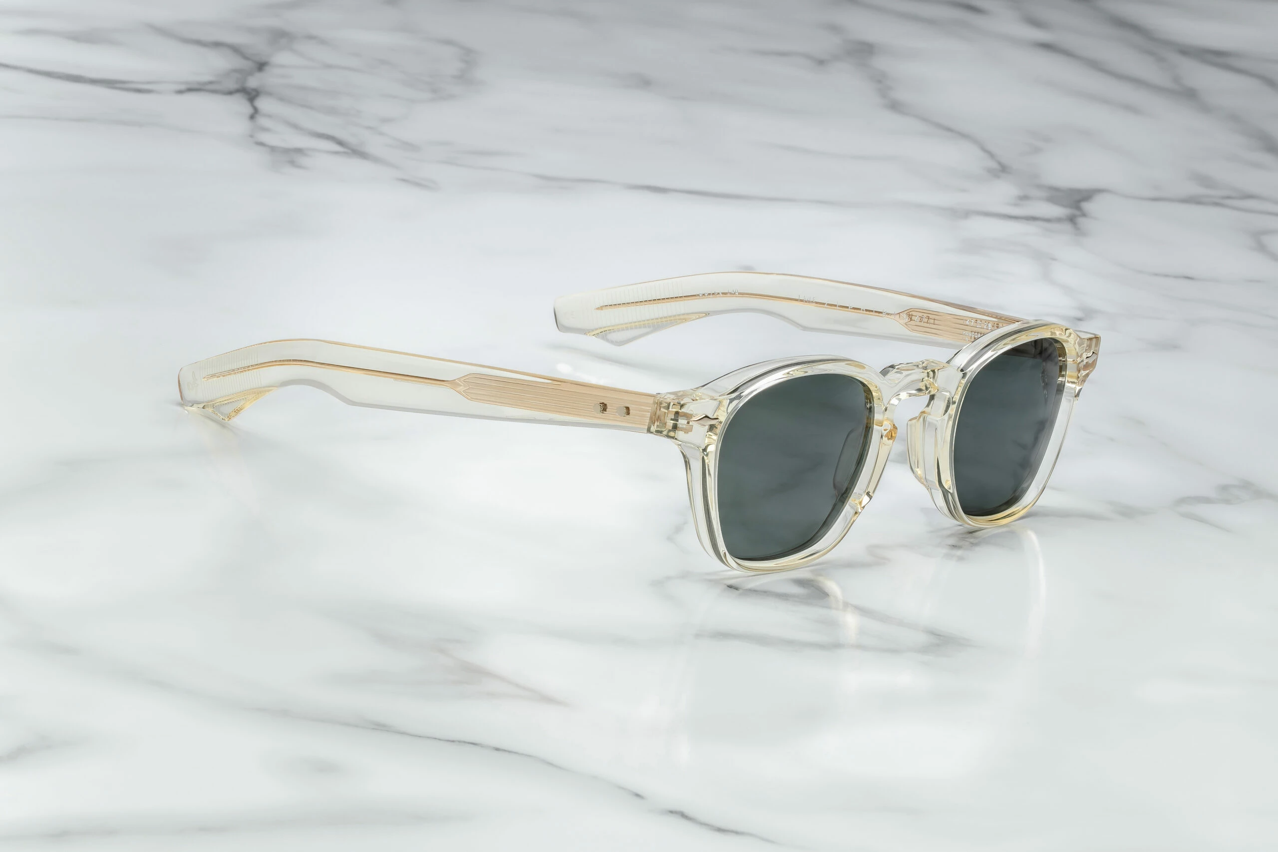 Sunglasses Model Zephirin 47 in Color Brut with Spruce CR39 lenses from Jacques Marie Mage