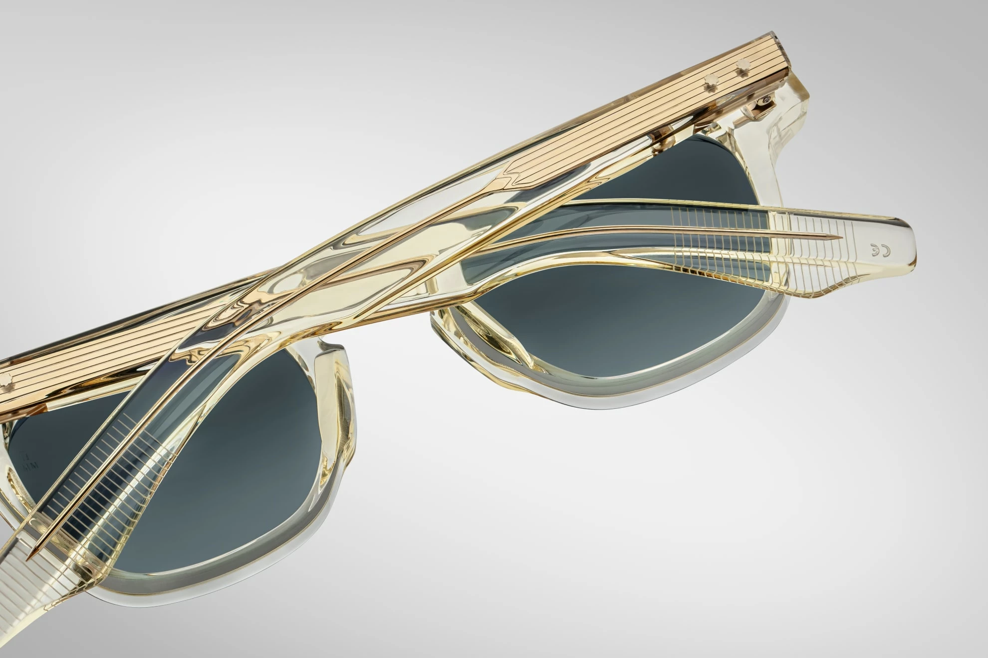 Sunglasses Model Zephirin 47 in Color Brut with Spruce CR39 lenses from Jacques Marie Mage