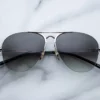 Sunglasses model Amelia in color Viper with Emerald Gradient Armorlite lenses from Jacques Marie Mage