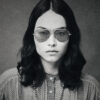 Sunglasses model Amelia in color Viper with Emerald Gradient Armorlite lenses from Jacques Marie Mage