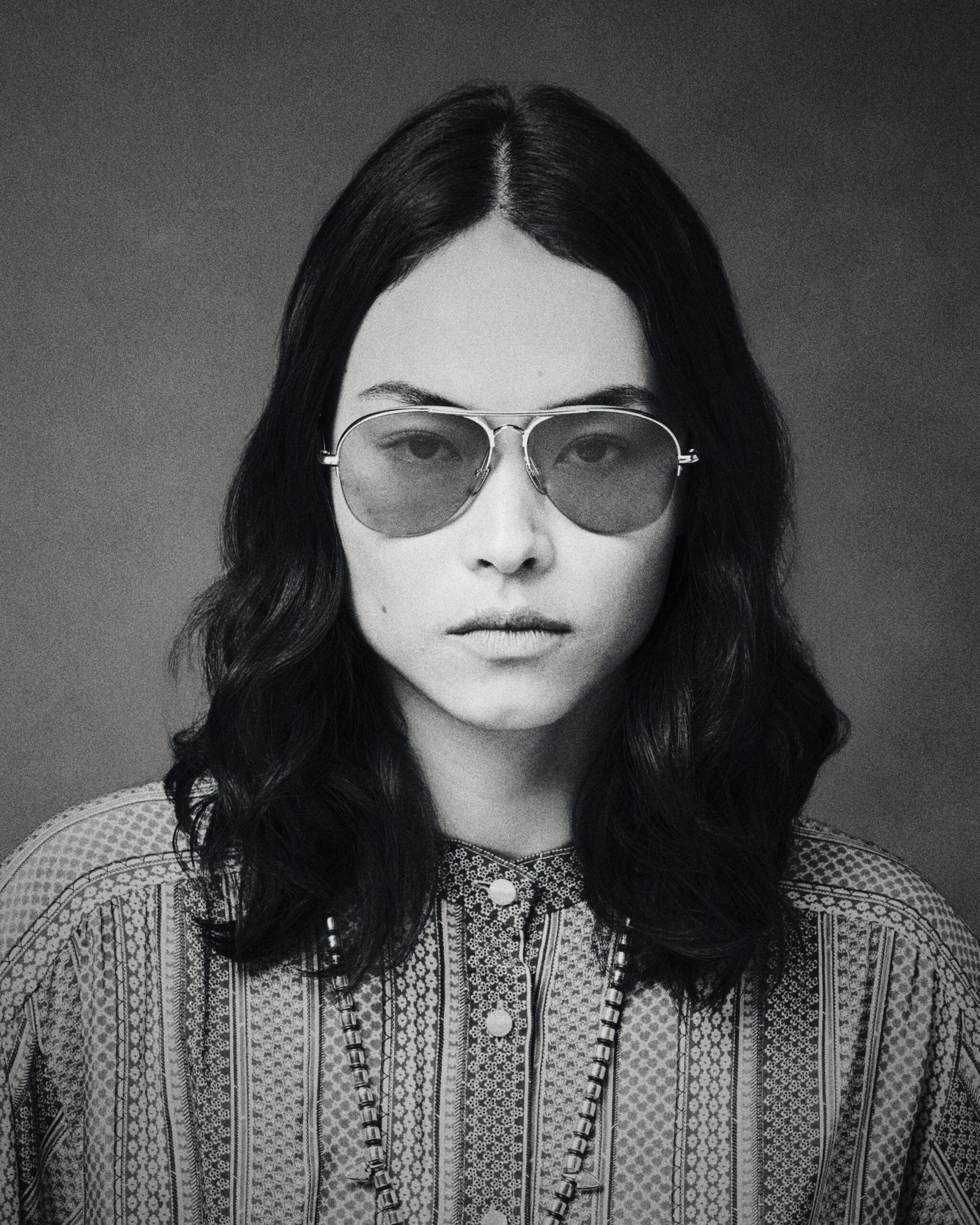 Sunglasses model Amelia in color Viper with Emerald Gradient Armorlite lenses from Jacques Marie Mage