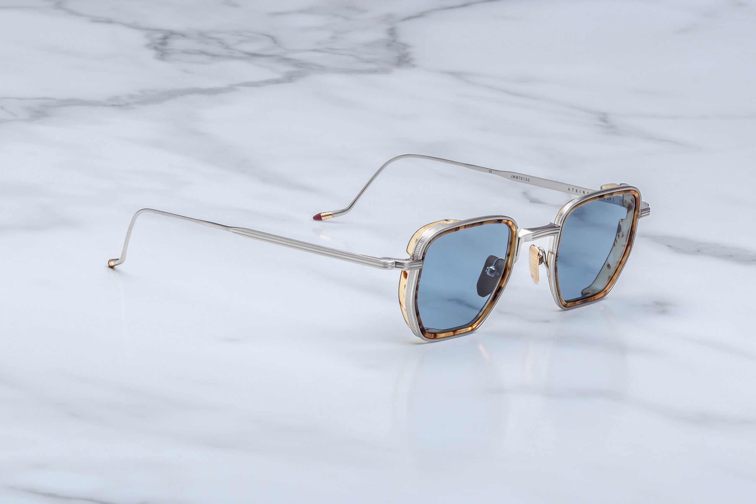 Sunglasses Model Atkins in Color Cairo with Cerulean lenses from Jacques Marie Mage