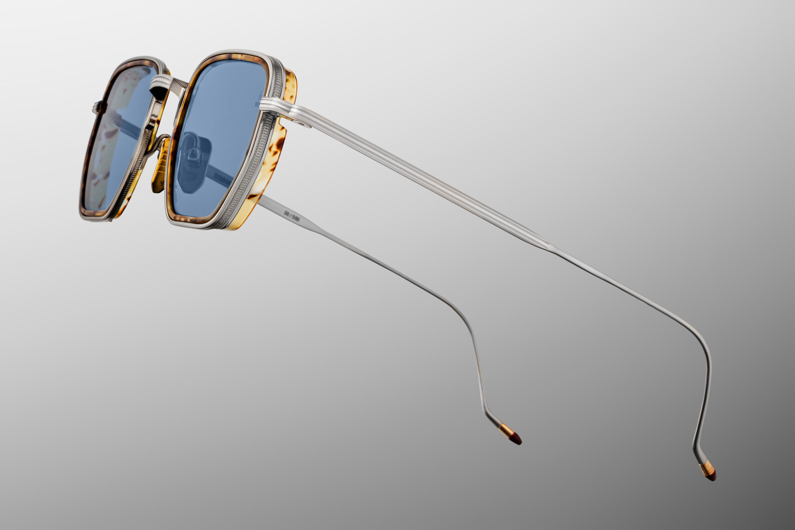 Sunglasses Model Atkins in Color Cairo with Cerulean lenses from Jacques Marie Mage