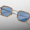 Sunglasses Model Atkins in Color Cairo with Cerulean lenses from Jacques Marie Mage
