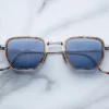 Sunglasses Model Atkins in Color Cairo with Cerulean lenses from Jacques Marie Mage