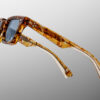 Sunglasses Model Casablanca in Color Cairo with cerulean lenses from Jacques Marie Mage