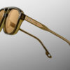 Sunglasses Model Cougar in Color Moss with Dandelion Glass Polarized lenses from Jacques Marie Mage