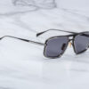 Sunglasses Model Earl in Color Corbeau with Charcoal lenses from Jacques Marie Mage
