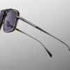 Sunglasses Model Earl in Color Corbeau with Charcoal lenses from Jacques Marie Mage