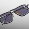 Sunglasses Model Earl in Color Corbeau with Charcoal lenses from Jacques Marie Mage