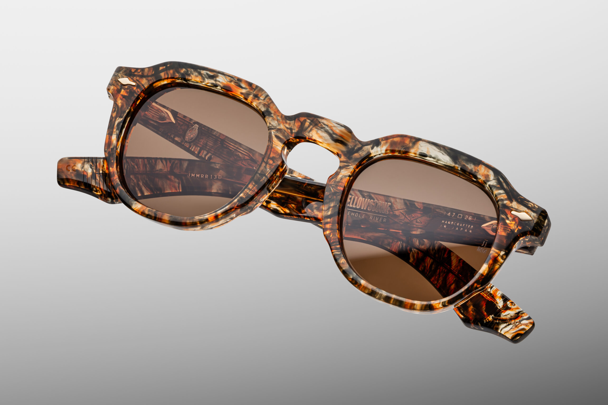 Sunglasses Model Firehole River in color Prismatic with Carob Polarized lenses