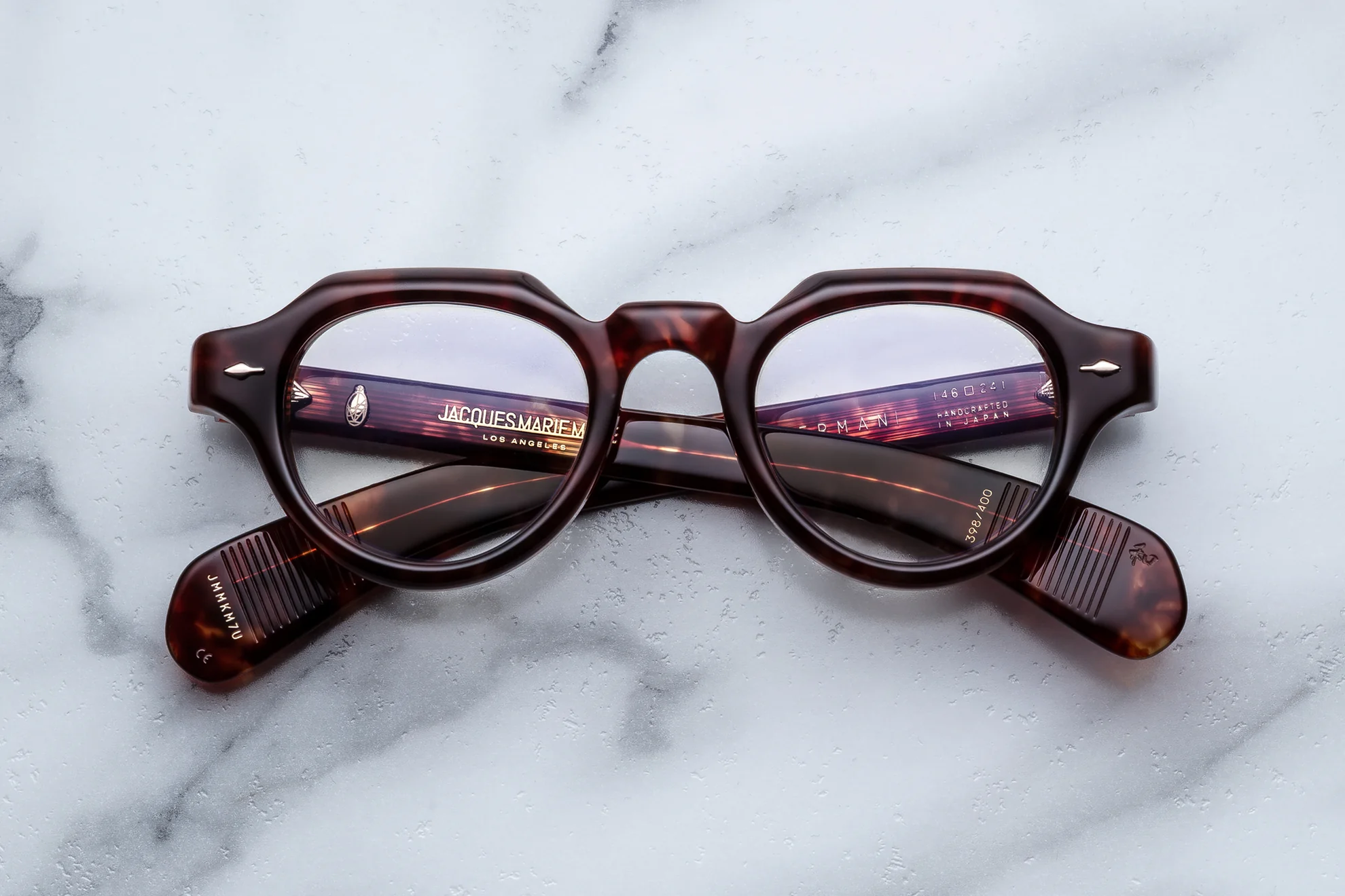Optical Frame Model Kellerman RX in color Breccia from Jacques Marie Mage