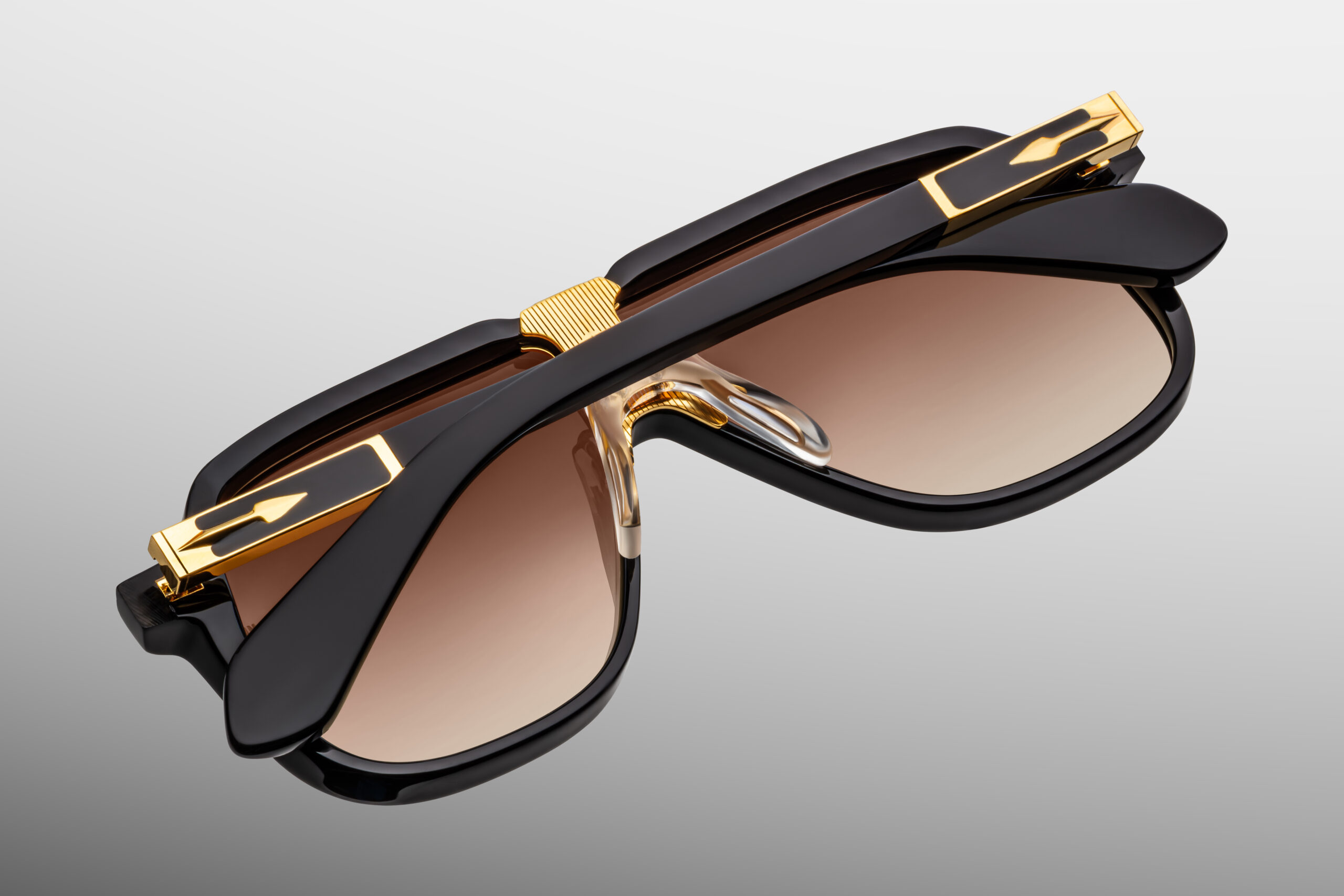 Sunglasses Model Kurokawa in Color Beluga with Bronze Gradient lenses from Jacques Marie Mage's Kyosho Collection