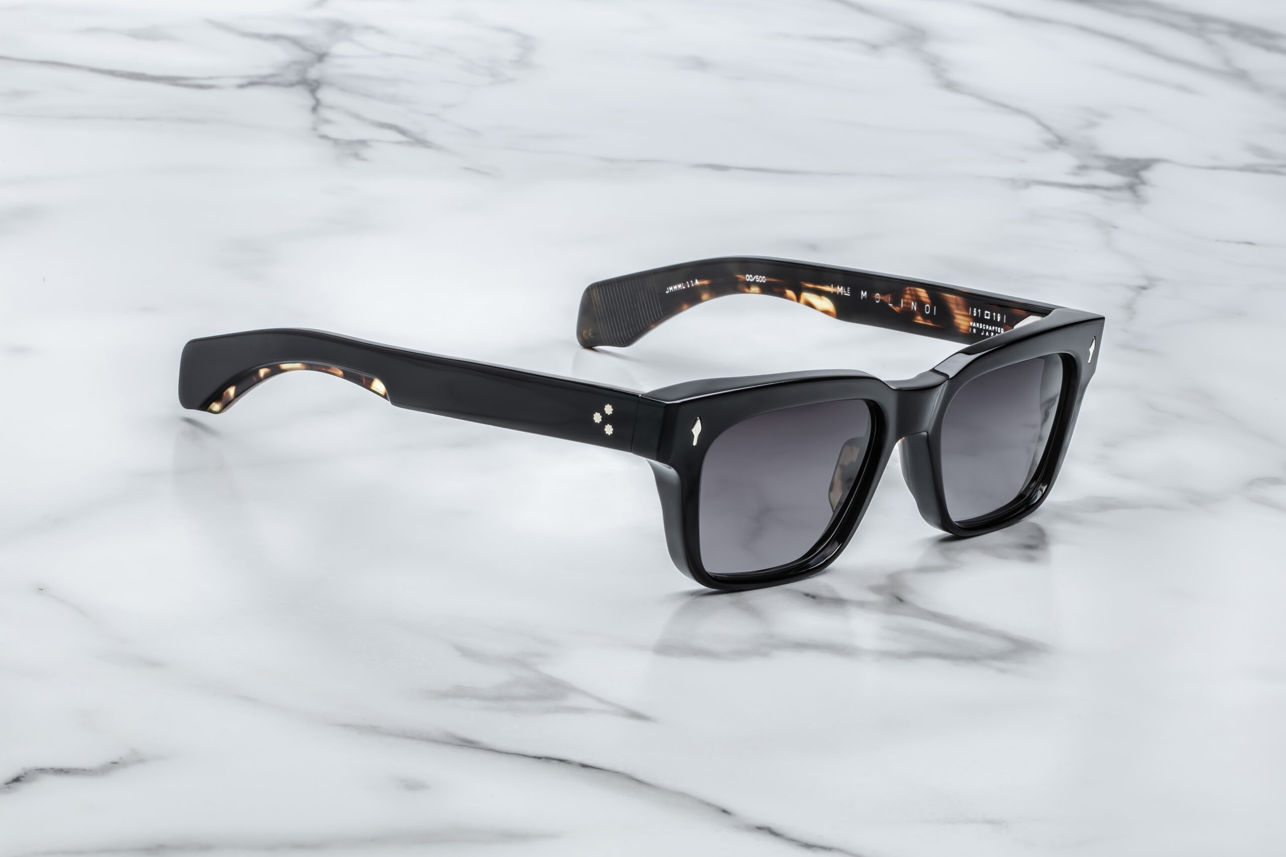 Sunglasses Model Molino in Color Noir 11 with Jet Gradient lenses from Jacques Marie Mage